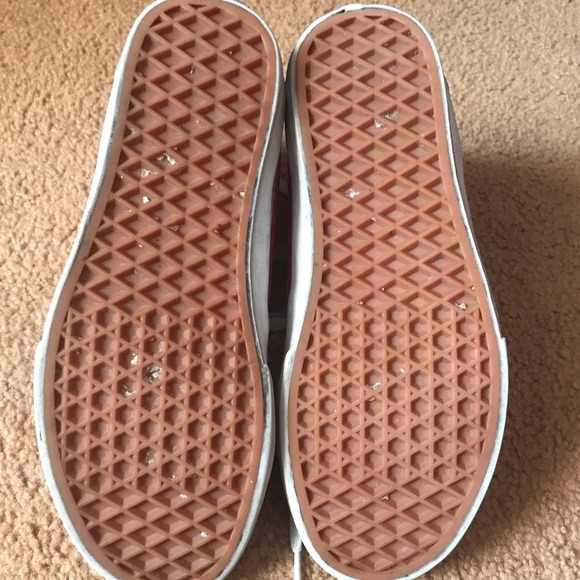 Vans Red Skate Highs - Picture 5 of 5